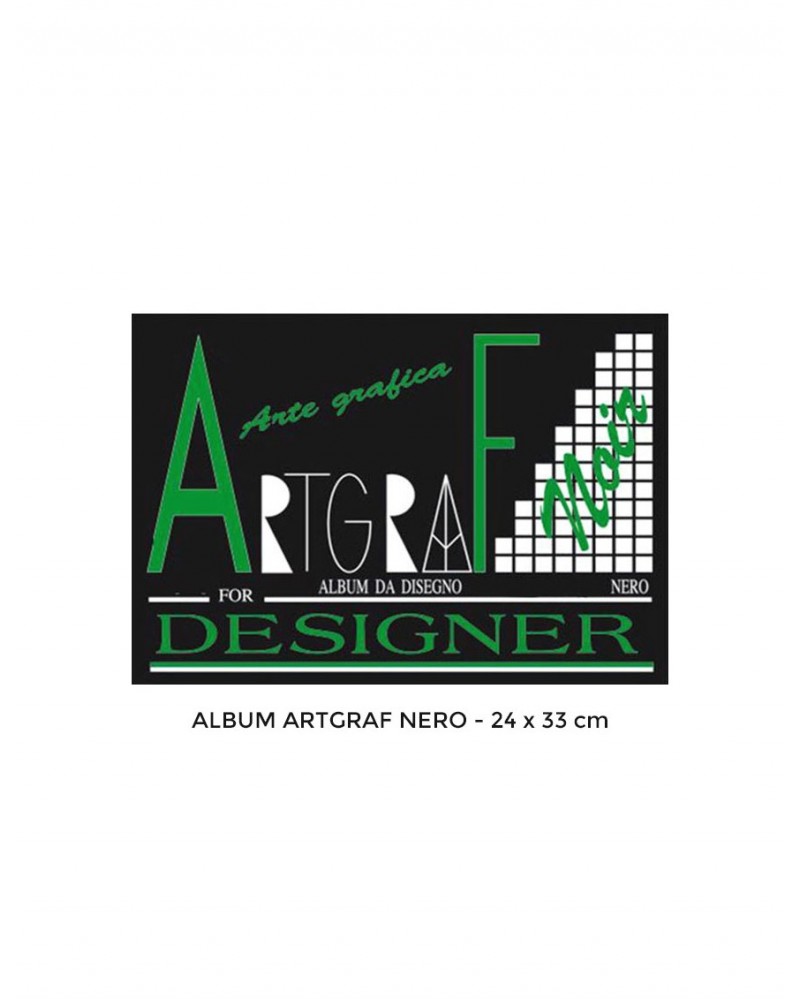 ALBUM ARTGRAF NERO CM.24X33 FG.10 gr.120 ART.APMN