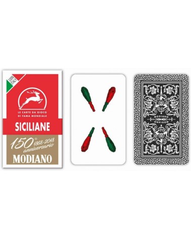 Carte da gioco siciliane 150° anniversario Modiano