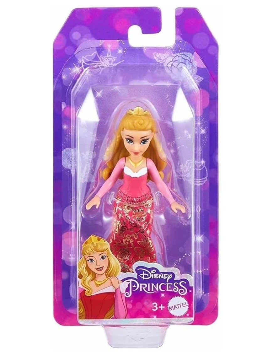Disney Princesses Aurora - Bambola incernierata, 10 cm Bella